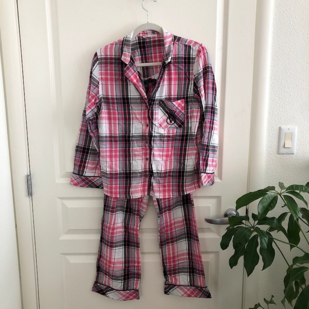 Victoria's Secret Plaid PJ Set